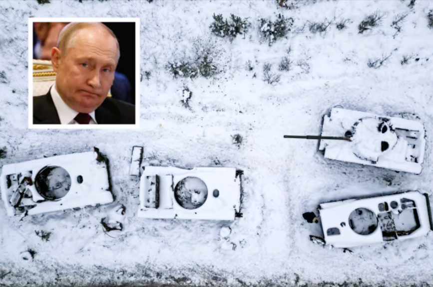 Totales Desaster! Putin verliert fast 1.000 Mann und 13 Panzer am Jahrestag des Überfalls auf die Ukraine!